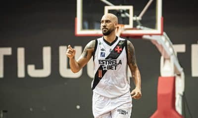Na imagem, Marquinhos, que foi um dos cestinhas do Vasco contra Bauru. nbb