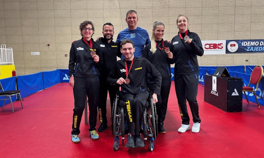Medalhistas individuais no aberto Paralímpico de tênis de mesa em Montenegro