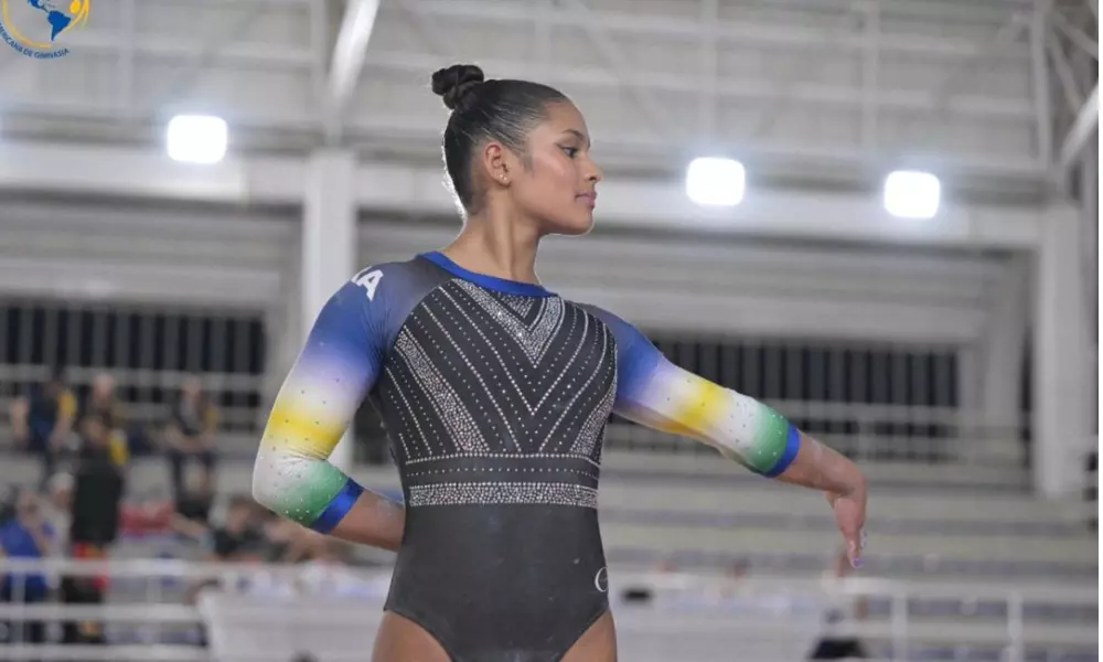 Andreza Lima no Pan-Americano de ginástica artística
