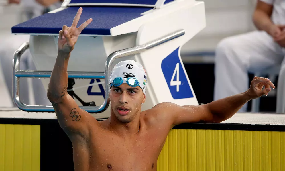 Guilherme Costa na Seletiva Olímpica de Natação - Cachorrão