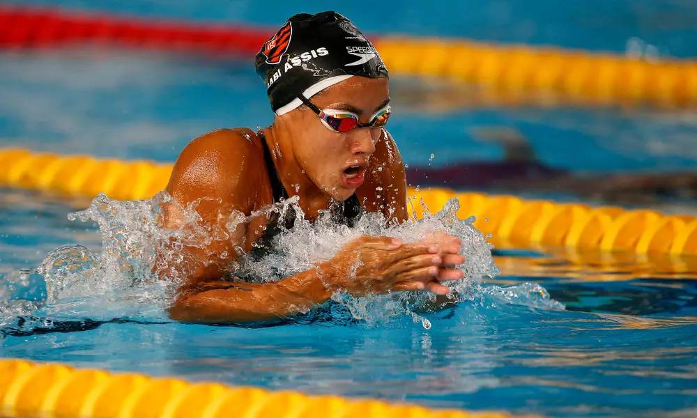 Gabrielle Assis na Seletiva Olímpica da natação brasileira