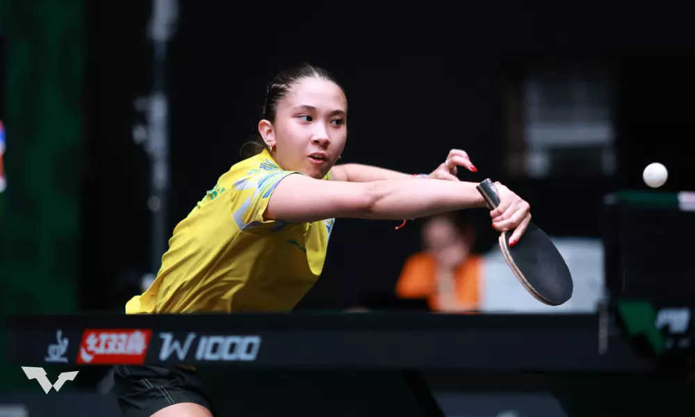 Giulia Takahashi, do Brasil, no WTT Contender Mendoza