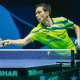 Hugo Calderano no WTT Contender Rio de tênis de mesa, jogos olímpicos