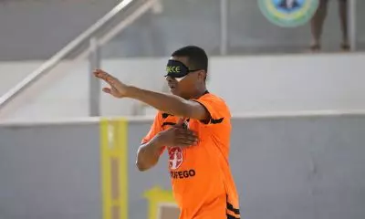 Futebol de cegos Acelgo e Uniace Centro-Norte final