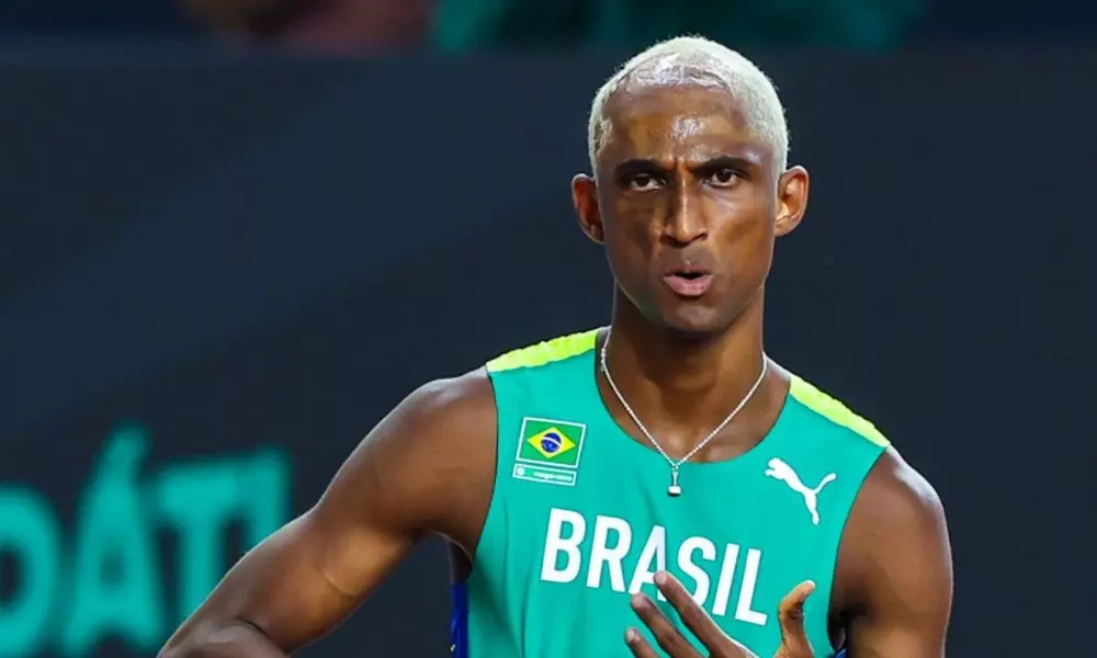 Alison dos Santos nos 400 m dos Jogos Olímpicos de Paris-2024 (Diamond League)