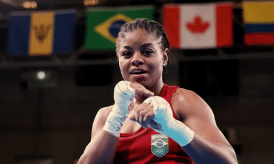 Tati Chagas no peso galo feminino mundial de Boxe