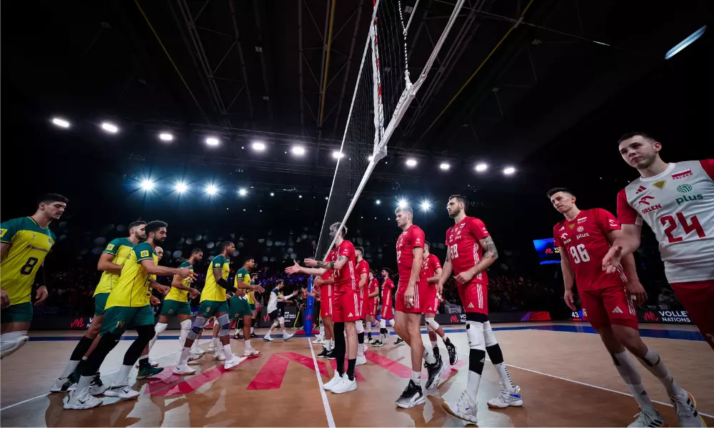 Brasil x Polônia - quartas da VNL 2024 onde assistir ao vivo