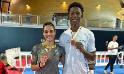Maria Clara Pacheco, Henrique Marques, taekwondo Foto: Divulgação/CBTKD