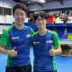 Carlos Ishida e Leonardo Iizuka no Campeonato Sul-Americano de tênis de mesa