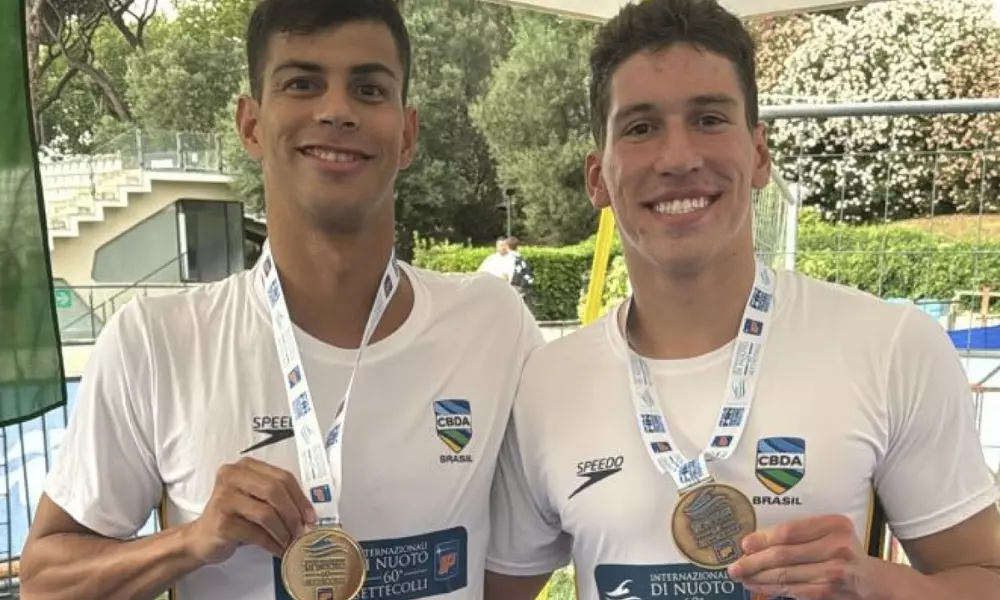 Guilherme Costa e Eduardo Moraes no Trófeu Sette Colli