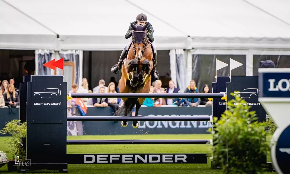 Pedro Muylaert no Grand Prix de St Gallen de hipismo de saltos (Luis Ruas/CBH)