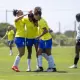 Jogadoras do Brasil Sub-20 comemorando um dos gols da goleada sobre a Áustria tabela da Copa do mundo sub-20 de futebol feminino mundial sub-20 de futebol feminino tabela