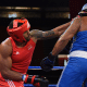 Luta entre Abner Teixeira e Joel Ramos no acima de 92kg do Grand Prix Internacional, ambos atletas do Brasil (Foto: Lázaro Viana/@lazarovianafoto)