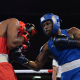 Wanderley Pereira em ação no Grand Prix Internacional de boxe (Foto: Lázaro Viana/@lazarovianafoto)