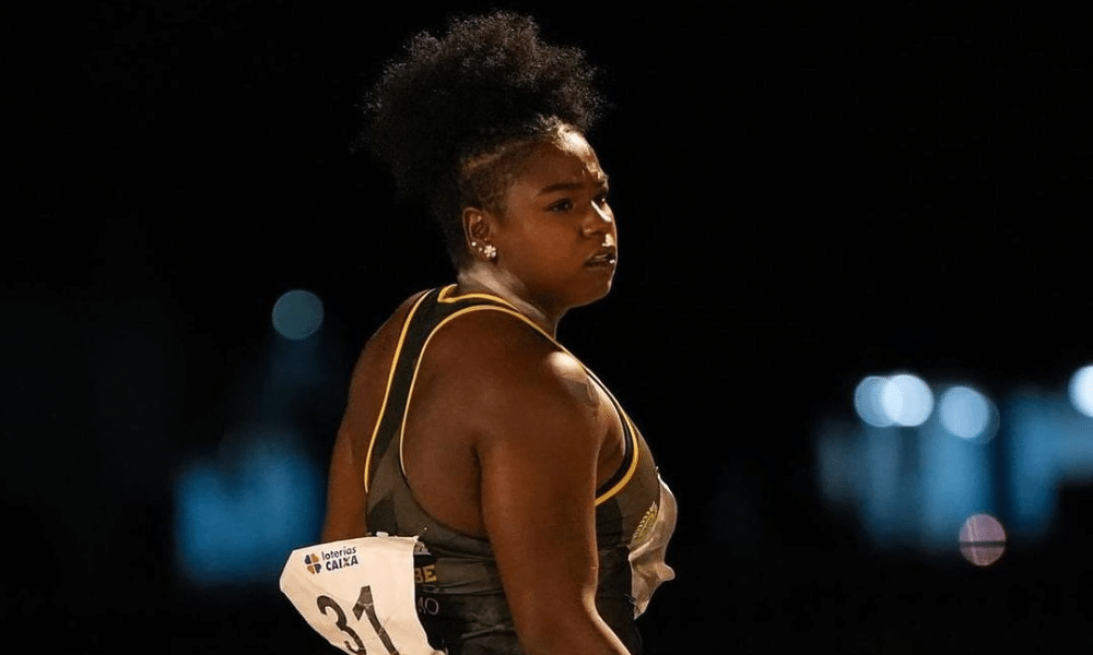 Ana Caroline da Silva. duas vezes medalhista de ouro no Troféu Brasil (Wagner Carmo/CBAt)