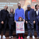 Olivinha sendo homenageado no fim da temporada da NBB