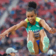 Eliane Martins no salto em distância feminino dos jogos Olímpicos de Paris-2024