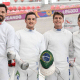 Equipe masculina da espada no Pan-Americano de Esgrima