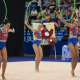 Conjunto juvenil do Brasil no Campeonato Pan-Americano de ginástica rítmica