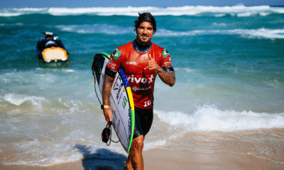 Gabriel Medina em ação na etapa de Saquarema da WSL
