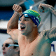 Guilherme Caribé nos 50 m livre dos Jogos Olímpicos de Paris-2024