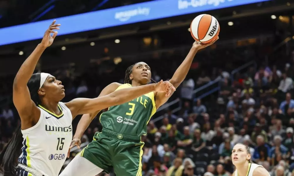 Dallas Wings, de Stephanie Soares, perde para o Seattle Storm na WNBA