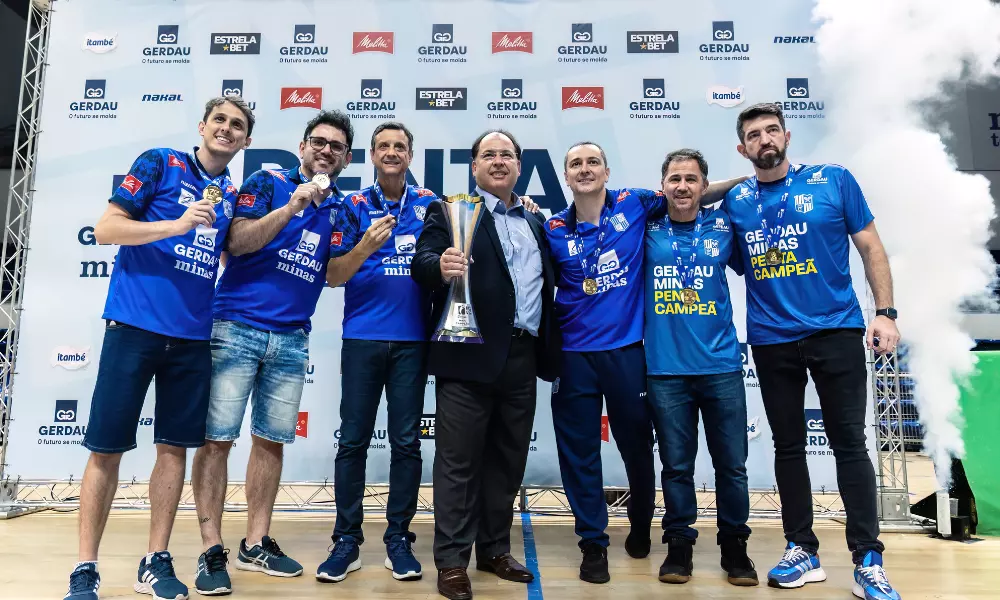 Gerdau Minas renova com comissão técnica campeã da Superliga (Foto: Hedgard Moraes/Minas Tênis