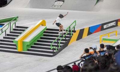 Rayssa Leal na Olympic Qualifier Series de skate em Xangai