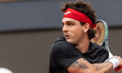 Thiago Wild durante disputa do ATP 250 de Eastbourne (Foto: Fotojump)