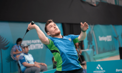 Vitor Tavares no 4 Nations de parabadminton