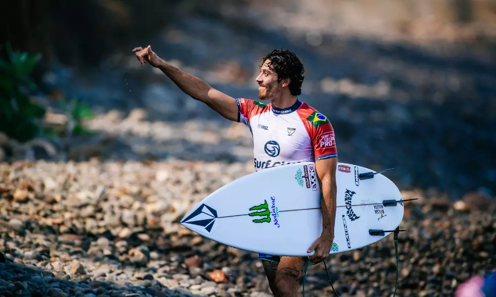 Yago Dora na etapa de El Salvador da WSL