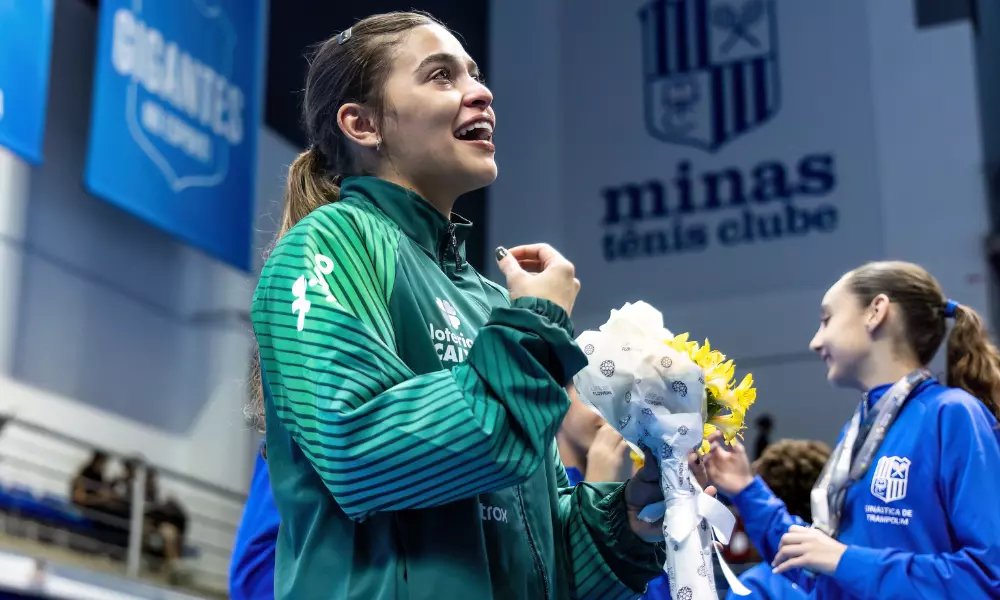Alice Gomes dá entrevista após convocação para os Jogos Olímpicos Paris-2024