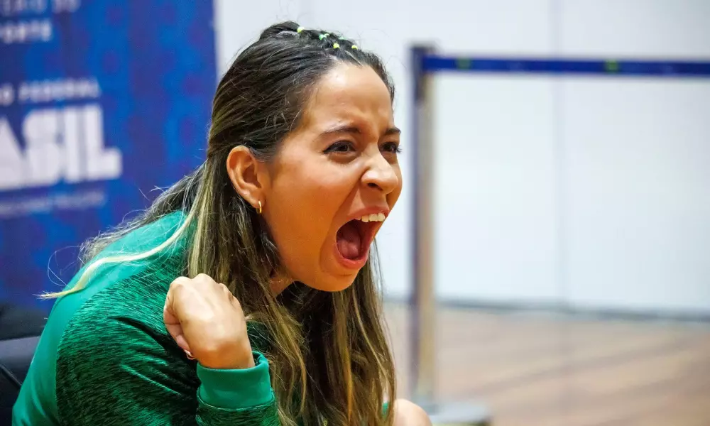 Andreza Vitória na Copa do Mundo de bocha em SP