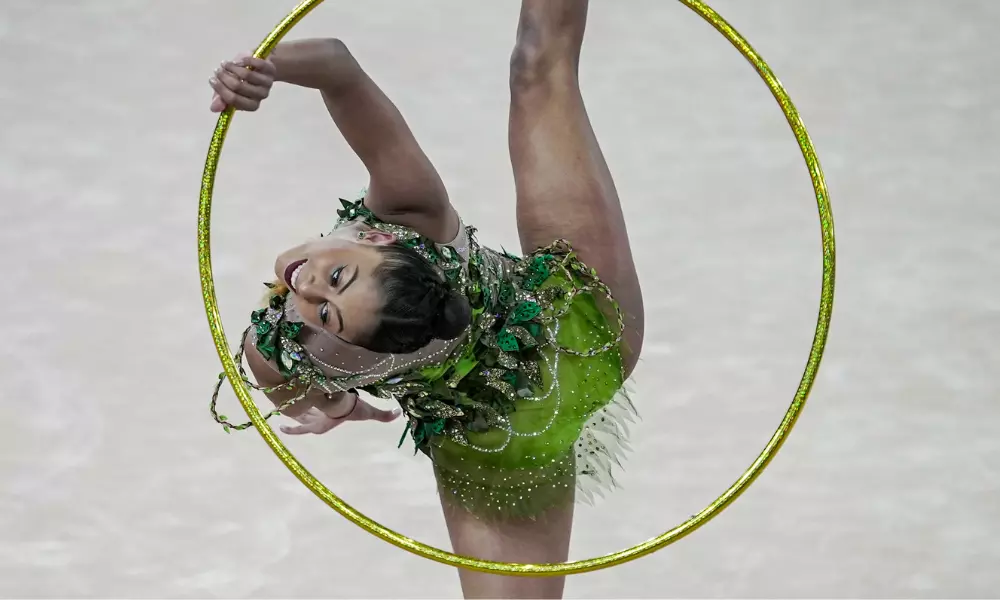 Babi Domingos no Pan-Americano de ginástica rítmica