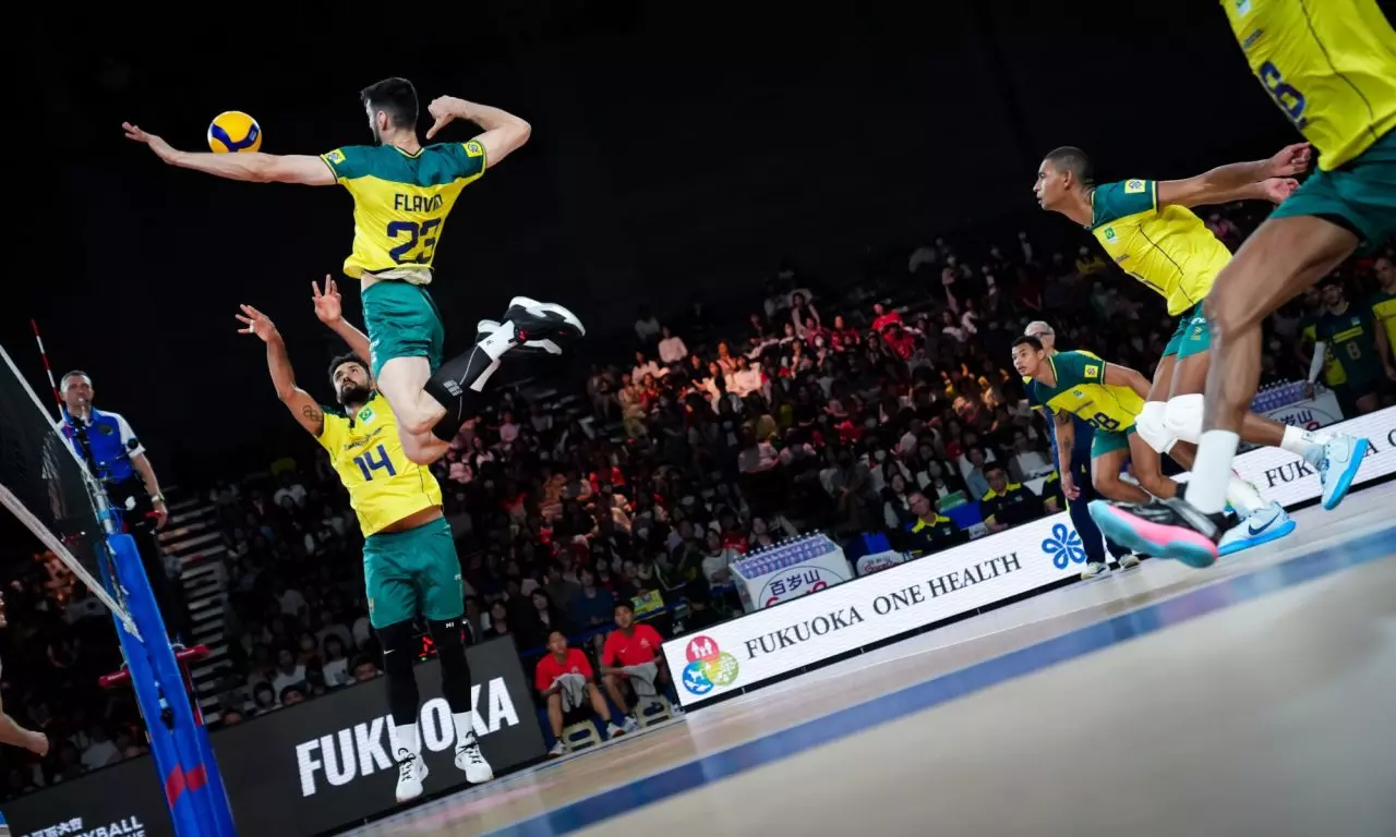 Brasil, Holanda, Bernardinho, vnl, vôlei