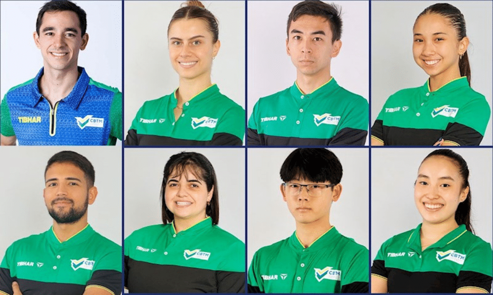 Equipes de tênis de mesa do Brasil nos Jogos Olímpicos Paris-2024