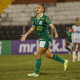 Gaby Santos comemora gol do Palmeiras no jogo contra o Pinda no Paulistão Feminino