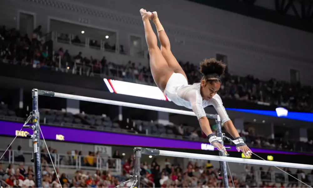 Skye Blakely no Campeonato Nacional dos Estados Unidos de Ginástica artística