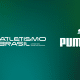 Arte com logo da CBAt e da Puma