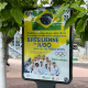 cartaz da comuna de Sainte-Geneviève-des-Bois sobre a seleção brasileira de judô