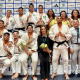 Bianca Reis junto da delegação brasileira na Copa Europeia Sub-21 de judô em Paks, na Hungria