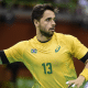 Diogo Hubner com a camisa da seleção brasileira de handebol masculino (Reprodução/Blog Guilherme Derrico)