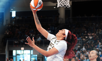 Kamilla Cardoso em ação na WNBA chicago sky