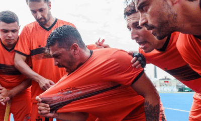 Desterro, equipe catarinense do Campeonato Brasileiro de hóquei sobre grama (Reprodução/Instagram/@hcdesterro)