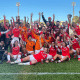 Equipe do Internacional, classificada à semifinal do Brasileiro Feminino Sub-20 (Reprodução/X/@GuriasColoradas)
