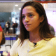 Rayssa Leal no desembarque na França para os Jogos Olímpicos de Paris-2024 (Luiza Moraes/COB)