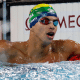 Guilherme Costa na final dos 400m livre nos Jogos Olímpicos de Paris-2024 (Satiro Sodré/CBDA)