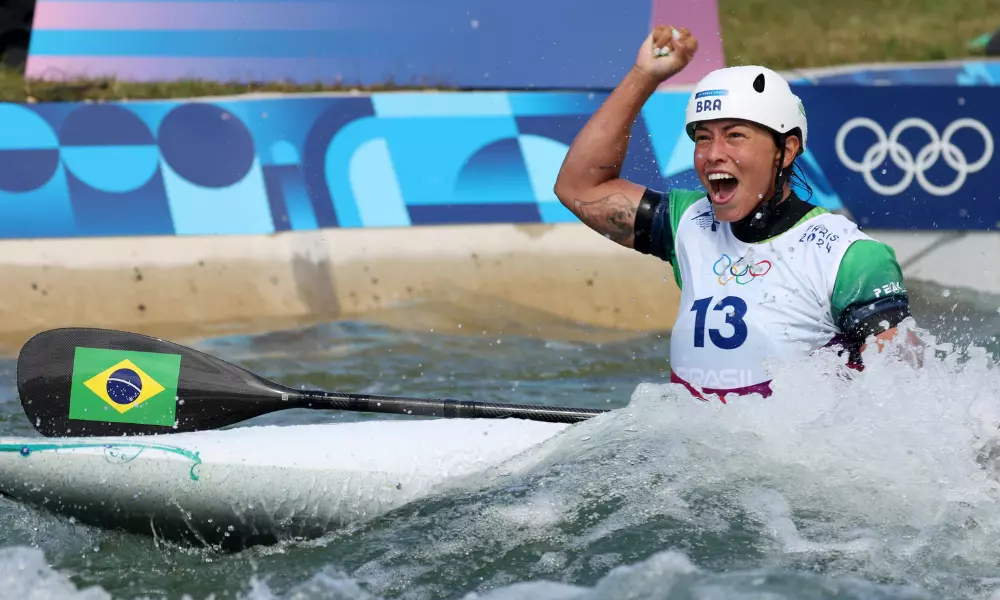 Ana Sátila, representante brasileira na canoagem slalom nos Jogos Olímpicos de Paris-2024 (Luiza Moraes/COB)