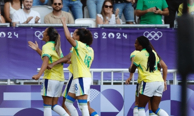 Gabi Nunes em Brasil x Nigéria - futebol feminino jogos de paris-2024