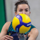 Gabi em treino da Seleção FEminina de vôlei